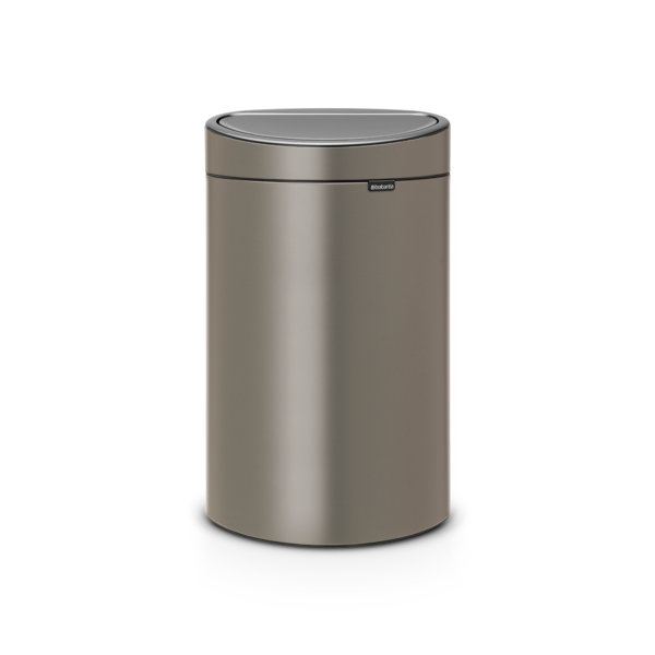 Brabantia Touch Top Trash Can New, 10.6 Gallon (40 liter) & Reviews